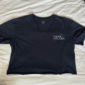 Hollister Oversized Crop Wellness Club T-Shirt